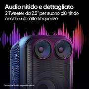 Caratteristica Audio nitido e dettagliato
